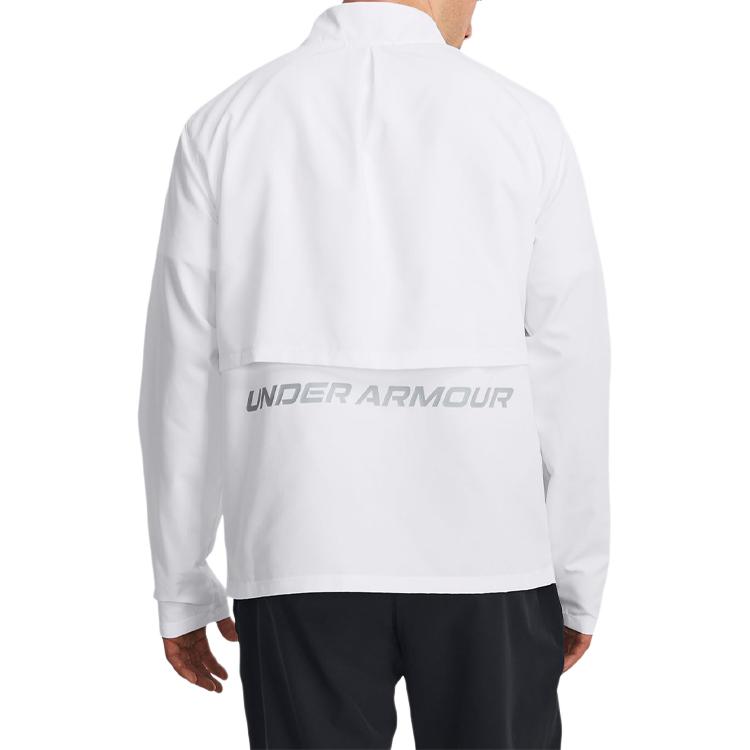 Under Armour Куртки Мужские Белый Воротник-стойка Умеренный Другое 1376797-100