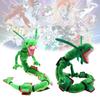 Premium 80cm Rayquaza Sky Dragon Plush Toy Short Plush Fabric With Pp Cotton Filling