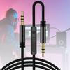 Audio Cable Stable Built-in MIC 3.5mm Transmission Anti-interference Male To Male Audio Wire
