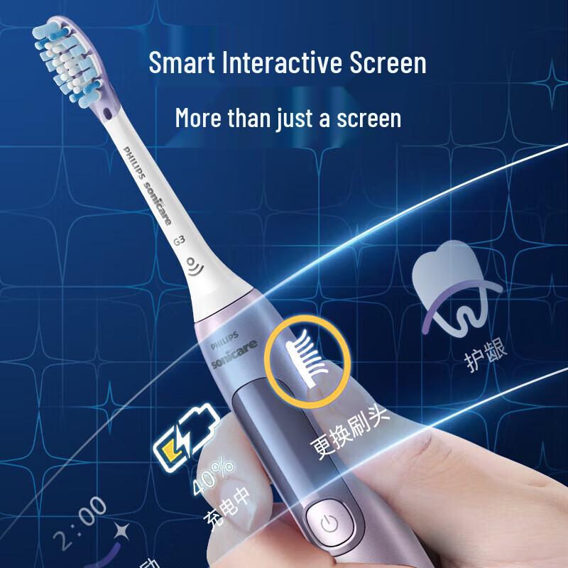 Philips Звуковая электрическая зубная щетка DiamondClean Серии 7, штекер CN (адаптер в комплекте)