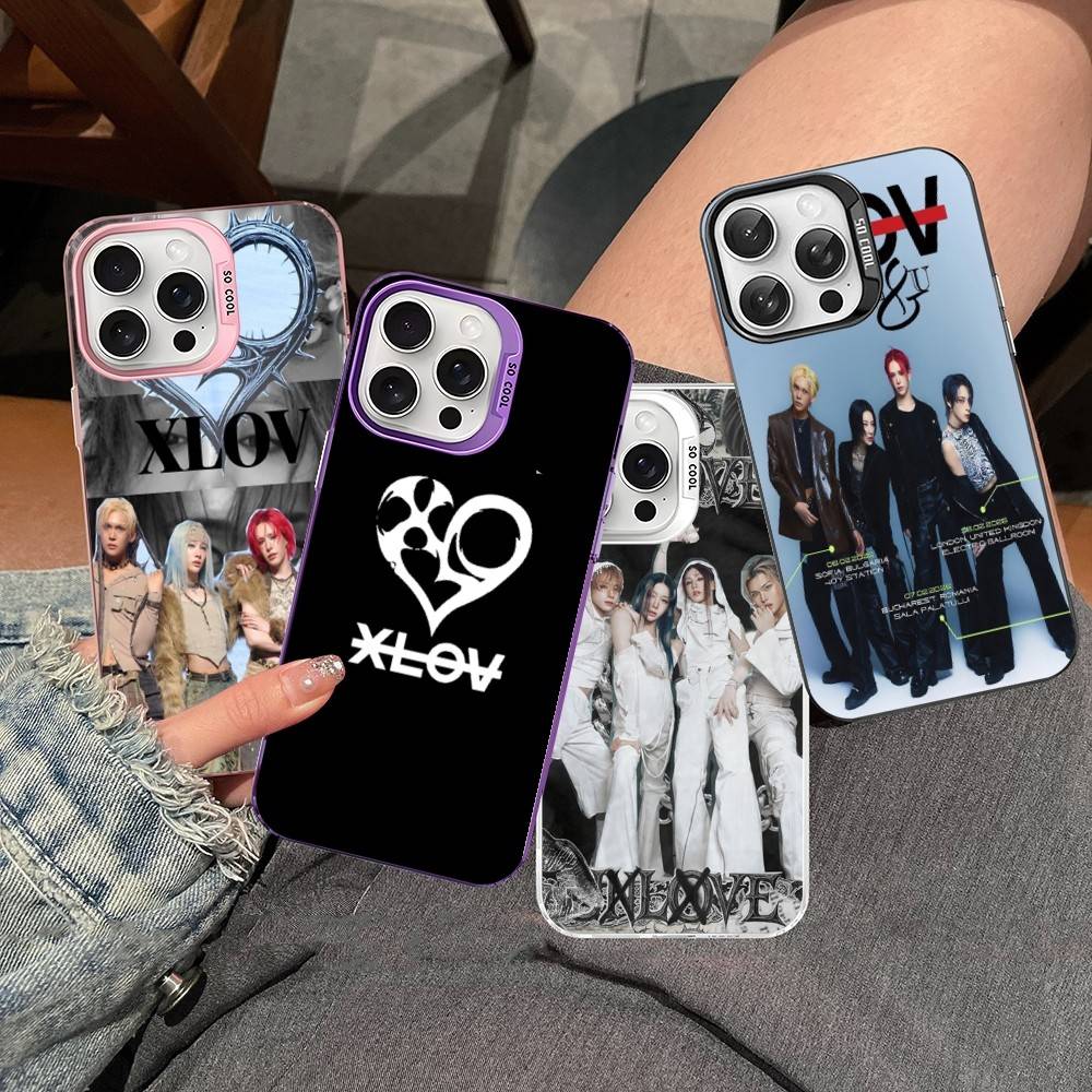 Popular Logo X-XLOV Phone Case For IPhone 17 16 15 14 13 Pro 12 11 Pro Max PLUS Color Back Cover