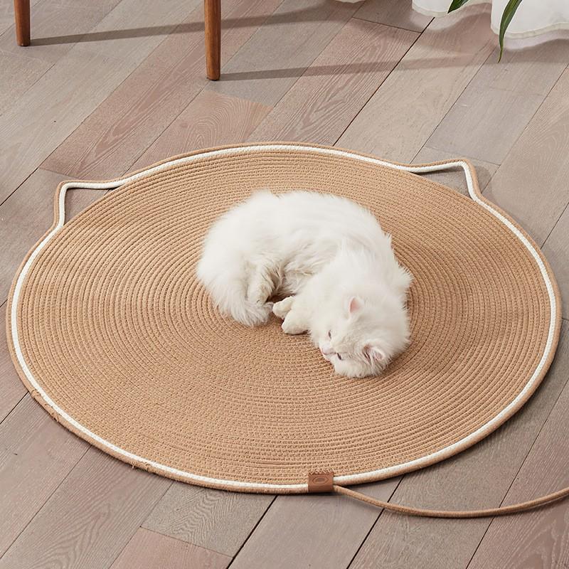 Вязаная хлопковая нить, кошачье гнездо, устойчивая к царапинам, износостойкая кошачья когтеточка, не теряет кошачьи когти и коврик для ползания