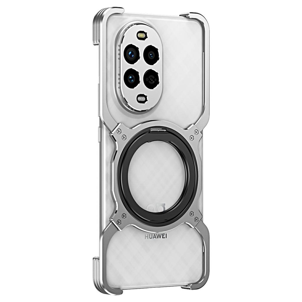 Для Huawei nova 13 Pro 5G Чехол Подставка Металлический Бампер Магнитная Крышка для Телефона