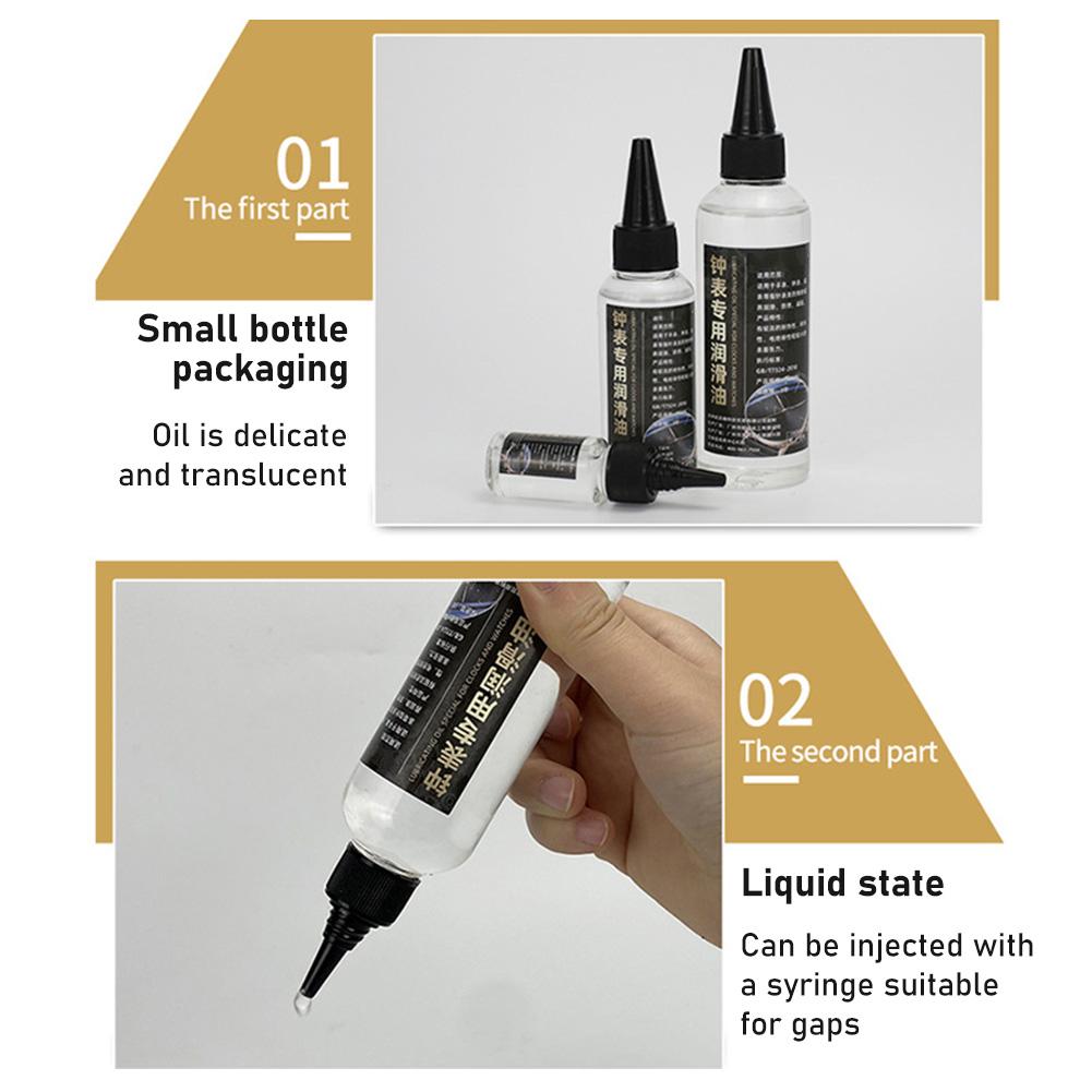 Смазка для часов Часовая смазка Масло для механических часов Масло для часовщиков Ремонт часов 10/50/100 мл