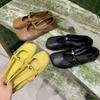 Sheepskin Version~ Grape Mother, the Same Kinked Small Gold Buckle Apple Head Soft Waxy Flat-soled Single Shoes Women's Shallow Mouth Mary Jane Shoes