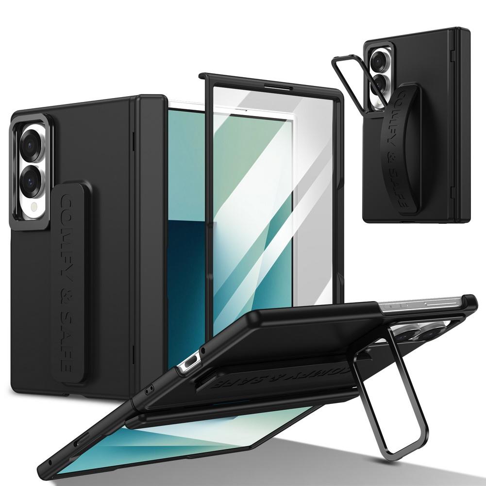 Эластичный браслет Чехол для телефона Для Samsung Z Fold 8 Fold8 Ultra Galaxy Z Fold 7 6 5 4 Держатель камеры Защитная крышка переднего стекла