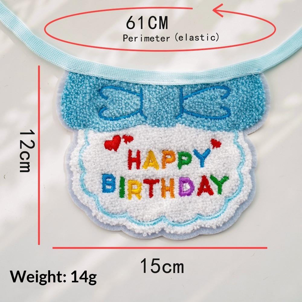 Pet Party Birthday Dress Up Saliva Scarf Bib Scarf Dog Cat Hat Accessories Supplies
