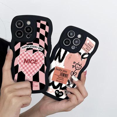 Мягкий чехол в форме волны любви для Redmi Note 12 Note 11 Pro Samsung S23 Ultra Realme 11 C55 C53 IPhone Vivo Y35 Y02 Tecno Spark 10C, чехол из ТПУ