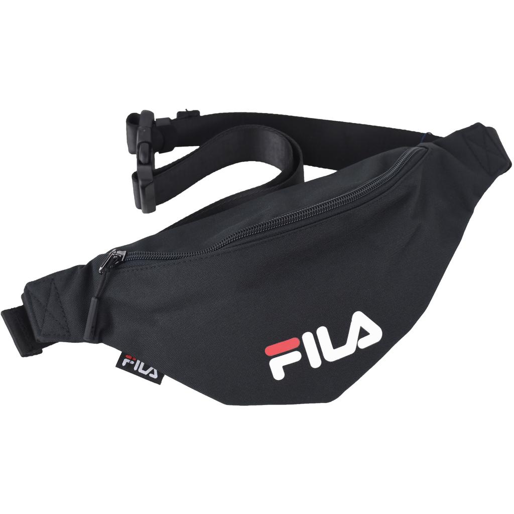 Fila Barinas Slim Classic Waist Bag, Unisex Black Sachet