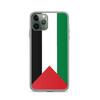 Coque iPhone - Drapeau Palestine - iPhone 11 Pro - Souple - Multicolore - Vertical