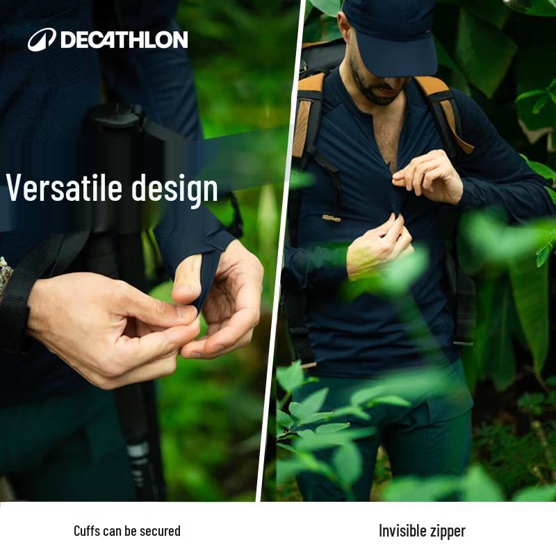 Мужская футболка для хайкинга с длинным рукавом Decathlon ODT5
