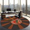 Sport Lisboa E Benfica (1) Round Office Rug Decorative Floor Rug for Office Bedroom Living Room and Home Space