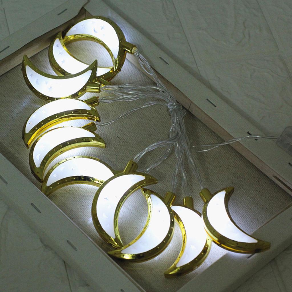 1,65 м Светодиодная Теплая Гирлянда Лампа Рамадан Мусульманский Ислам Декор Для Вечеринки ИД