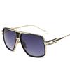 Luxury Women Sunglasses with Mirrored Lenses for Women Retro Vintage Square Designer Shades