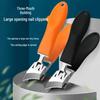 Large Anti-Splash Oblique Nail Clippers for Thick and Ingrown Nails - Household Pedicure Tool