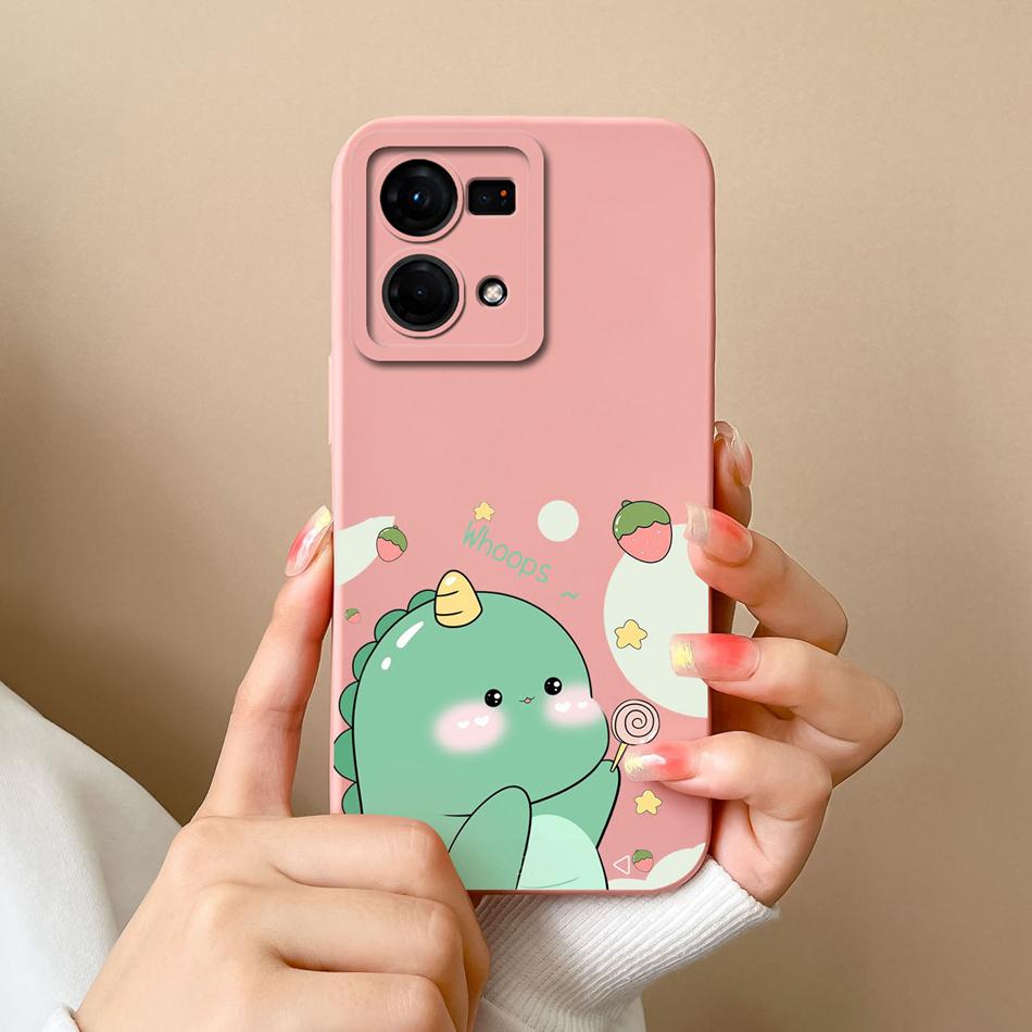 Чехол для OPPO Reno7 7 Lite Pro 7Z Креативный Мягкий Жидкий Силикон Полная Защита Ударопрочный Задняя Крышка Телефона для OPPO Reno 7 Z Pro