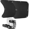 2 шт. Боковой солнцезащитный козырек для полуприцепа, For Freightliner Volvo VNL International Trucks RV, Внутренняя защита от УФ-излучения, Боковое окно полуприцепа