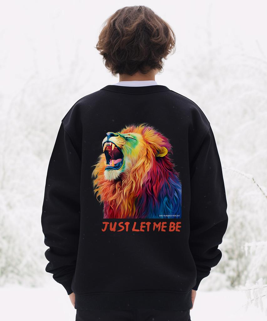 OHP Ohpxjoy4 Blion Тигровый Флисовый Свитшот