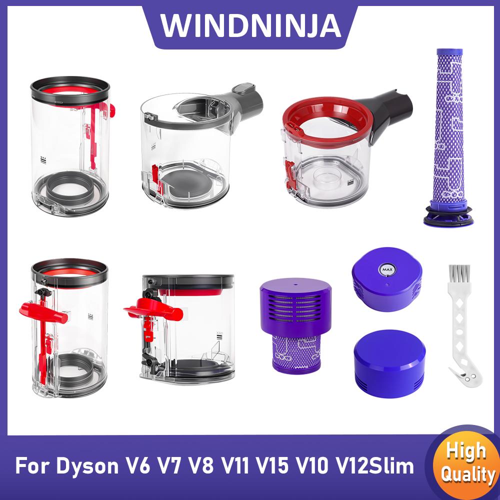 Запасные аксессуары для пылесоса Dyson V6 V7 V8 V11 V11 V11 V11Slim Контейнер для пыли и Фильтр-канистра HEPA-фильтр