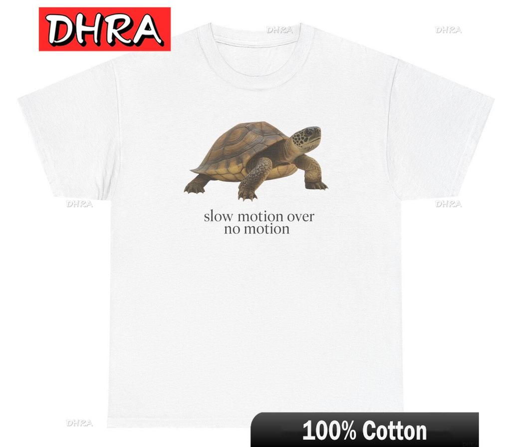 Slow Motion Over No Motion Turtle T Shirt Funny Money Slang Gen Z Meme Humor Tee Funny Trendy Unique Tee Edgy Urban Streetwear