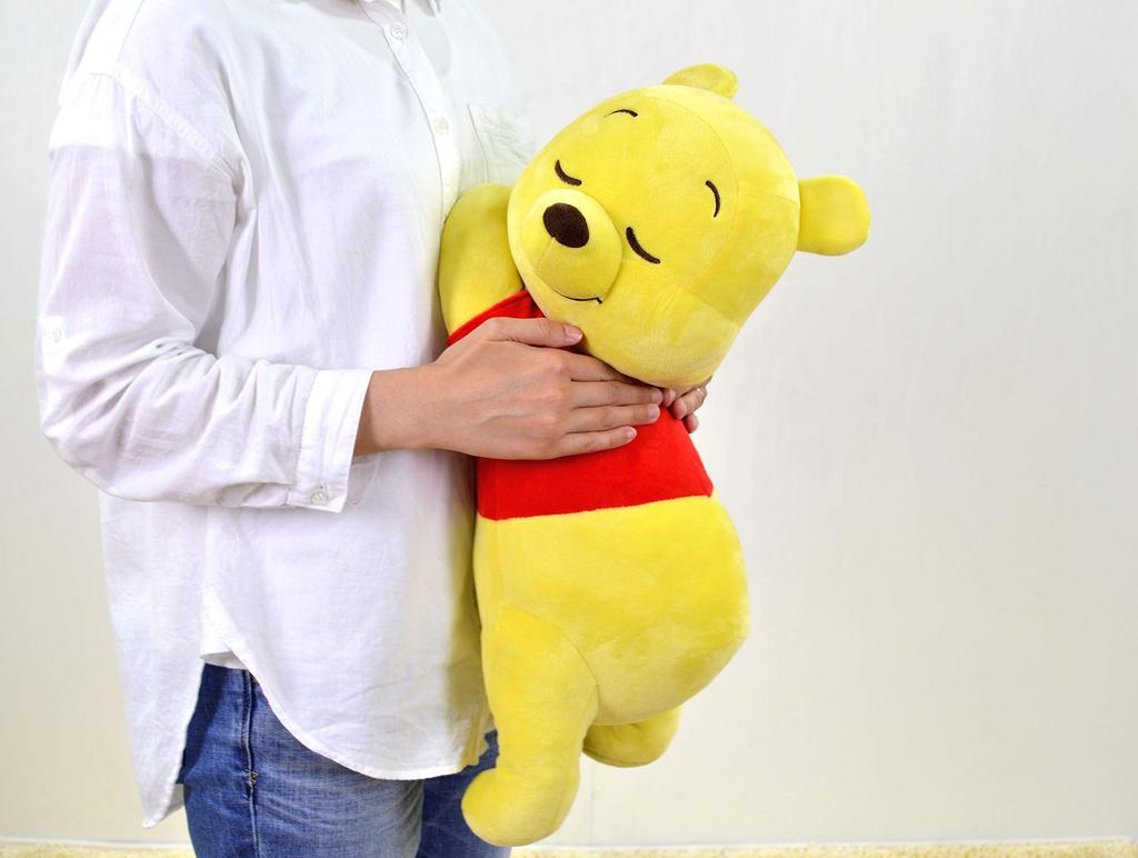 MORIPiLO Подушка для тела Morishita для детей и взрослых Винни-Пух желтая сумка 45 см пушистый материал набивная подушка персонажи Товары Disney 4620731