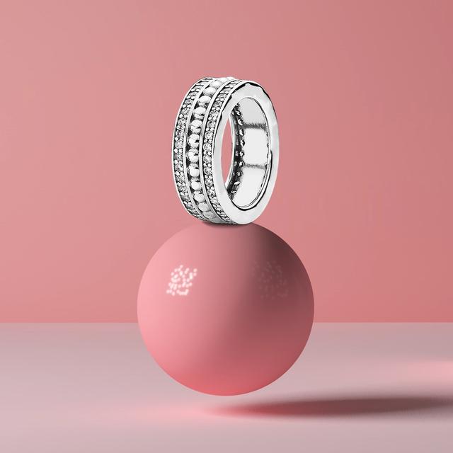 Модные 925 Серебряные Принцесса Тиара Корона Сверкающие Кольца Любовь Сердце Для Женщин Ювелирные Изделия Подарок На Годовщину