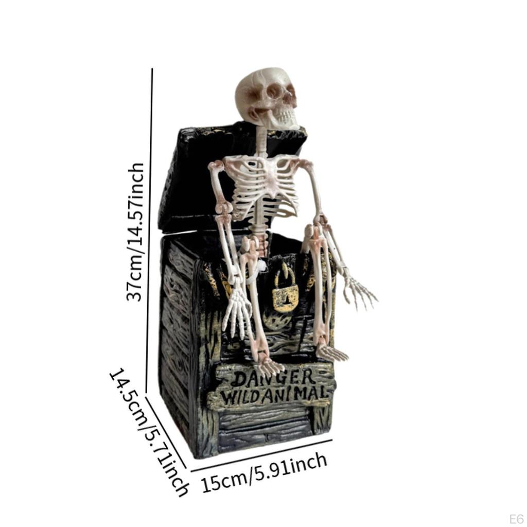 Электрическое Хэллоуин Украшение Светящееся Внутри Красное и Движущееся для Дома Газонной Композиции Снаружи