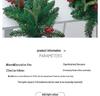 Christmas Wreath Vine: Door and Window Hanging Ornament for Festive Decor