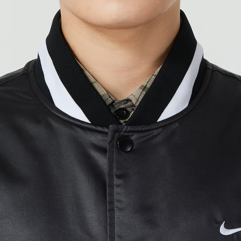 Nike Мужская бейсбольная куртка DNA Черная FZ0663-010