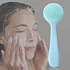 Силиконовый скраб для лица, ручная щетка для мытья лица, удаление черных точек и белых угрей