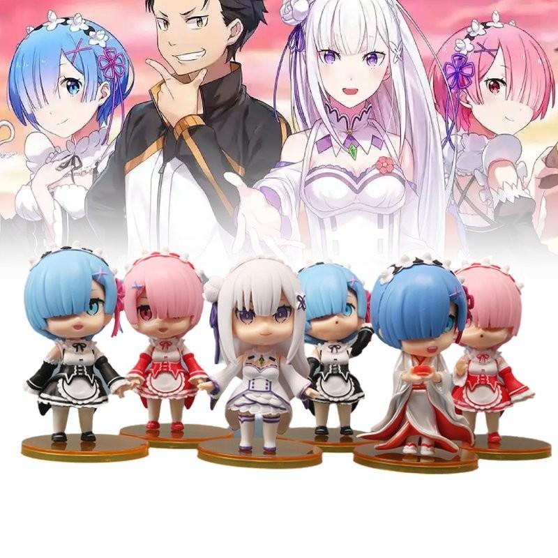 Collectible 9cm Anime Statues Of Rem And Ram From Zero Two World For Enthusiasts