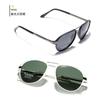 Очки Полуметаллические Поляризованные Солнцезащитные очки Мужские Инс Солнцезащитные очки Женские Очки-лягушки