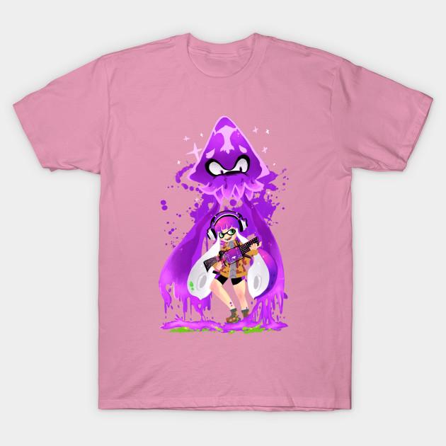 Футболка женская Splatoon Kraken Harajuku Print Kawaii футболка летняя женская футболка с коротким рукавом топ футболка