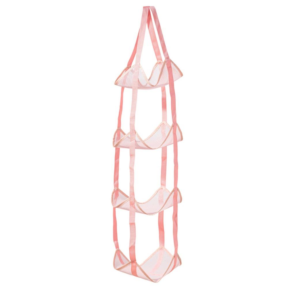 Wall Mounted Sundries Mesh Hanging Bag Large Capacity Mesh Pockets Organizer  Basketball