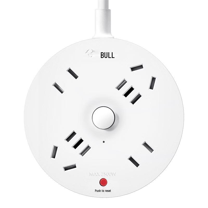 BULL Round Power Strip CN plug (adapter included)