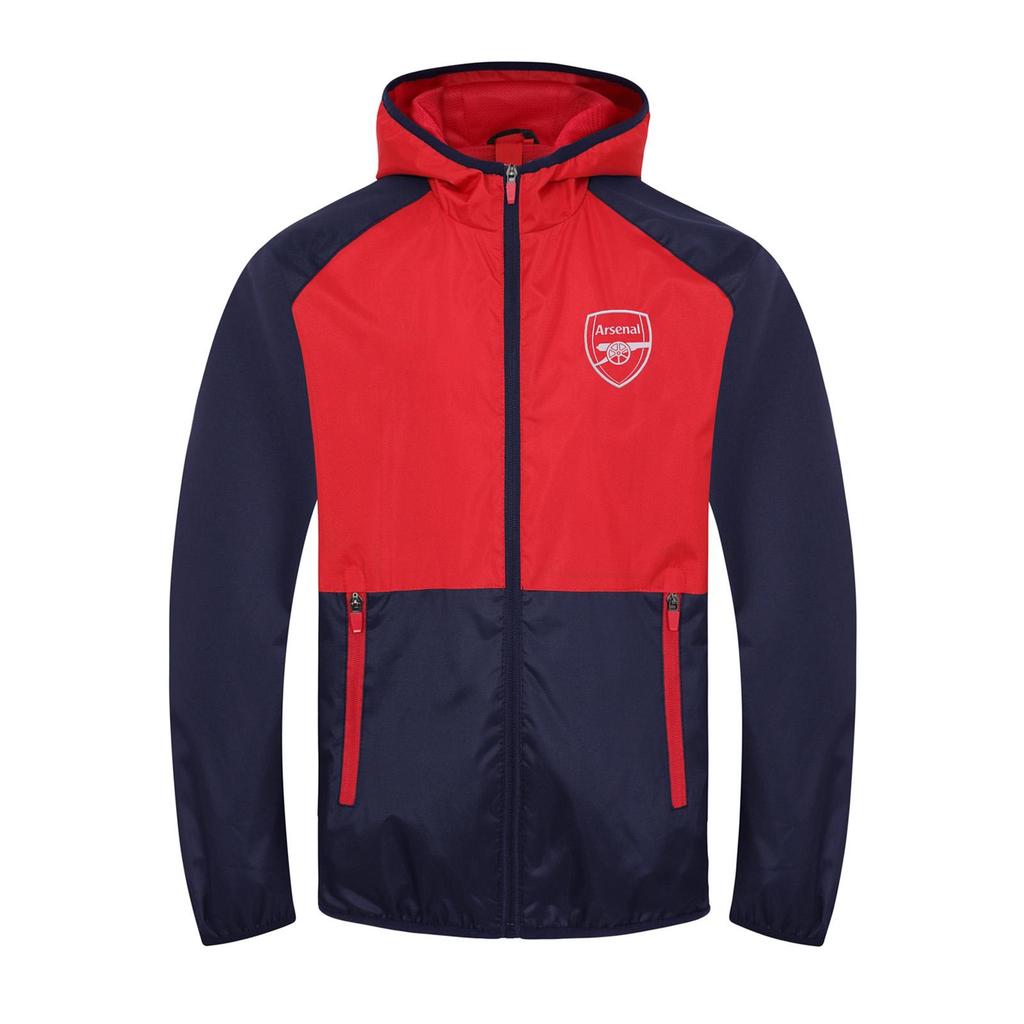 Arsenal FC Mens Crest Raglan Windbreaker