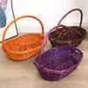 Multicolors Bread Fruit Vegetables Basket Hardness Rattan Basket