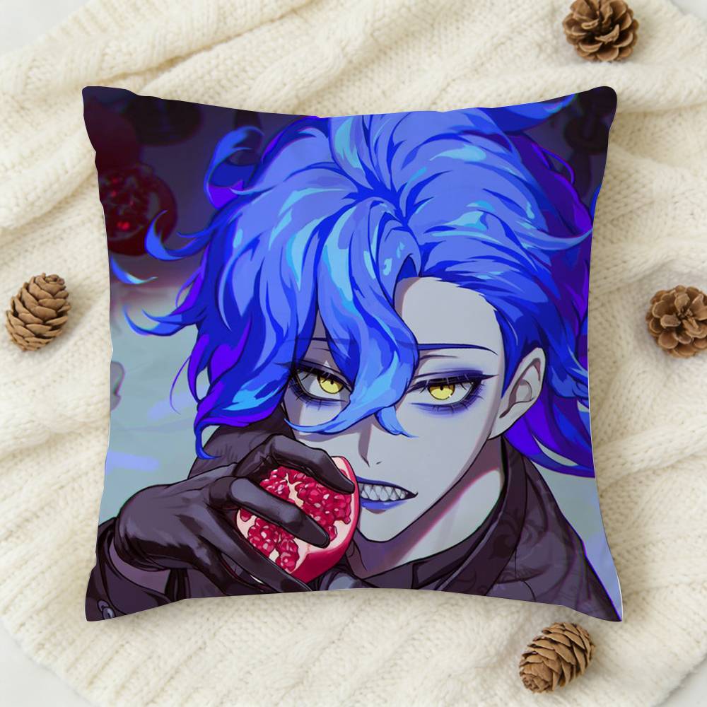 pc Virtual Singer Idia Shroud Lilia Doublesided Printed Square Decorative Cushion Cover for Sofa Living Room Home Decor