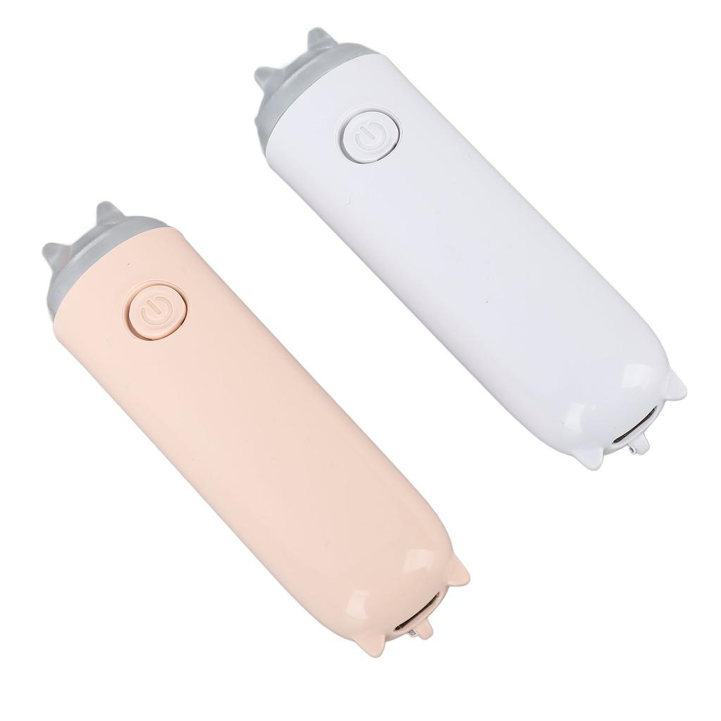 2pcs Portable Nail Curing Lamp USB Rechargeable Handheld Nail Polish Drying Lamp for Home Travel