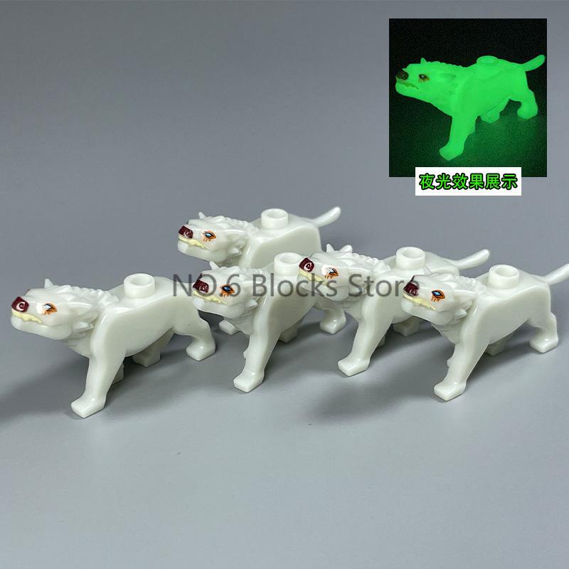 MOC Животные Строительные Блоки Лесной Зоопарк Саблезубый Тигр Медведь Лось Слон Орел Акула Обезьяна Лев Мини Кирпичная Игрушка Подарок Ребенку S09