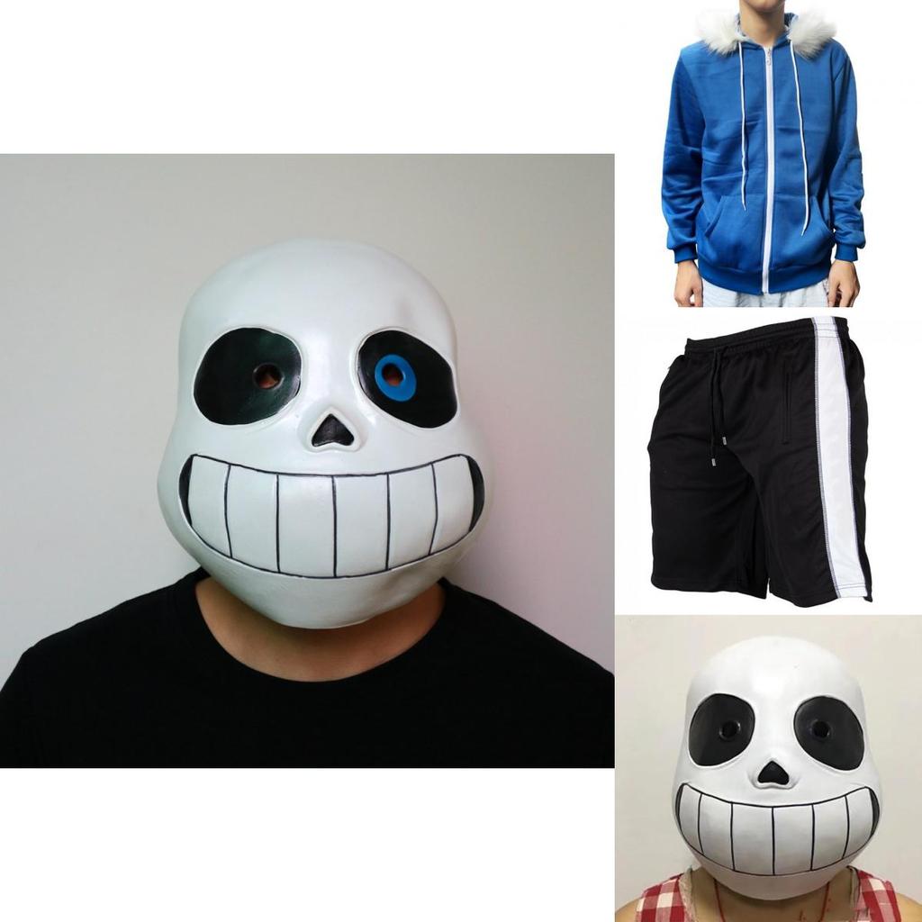 Классическая игра Undertale Косплей костюм Санса Худи с удобными шортами и перчатками