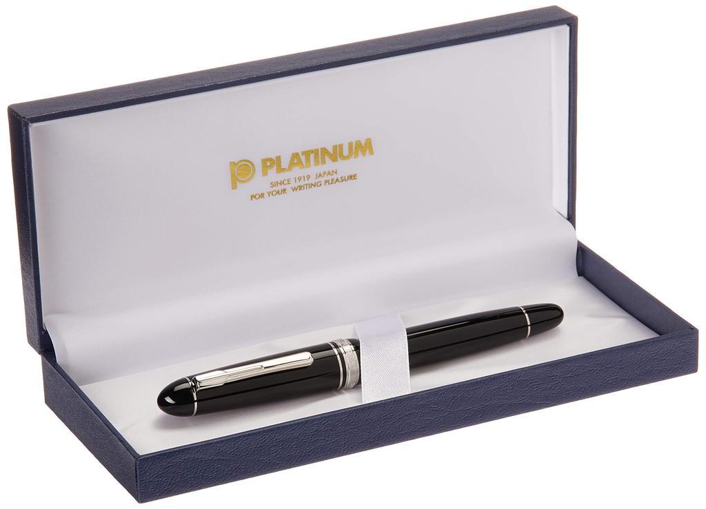 Platinum Fountain Pen Fountain Pen President Black Medium Point PTB-25000PR#1-3