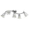 VidaXL Plafonnier et Abat-jour Lustre Lampe Suspendue Luminaire d'Intérieur Salon Chambre à Coucher Verre Transparent 5 289233