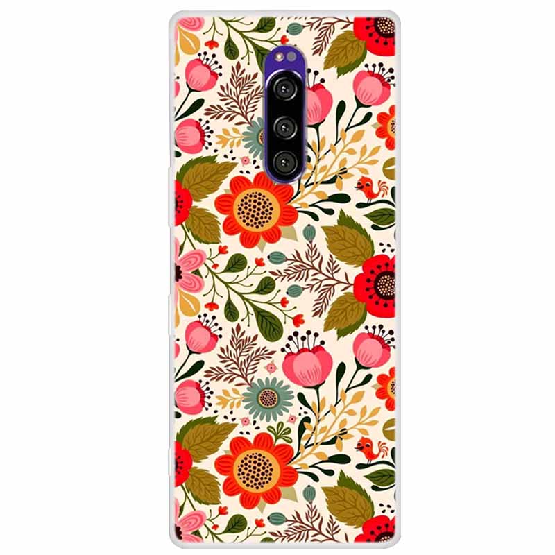Мягкий силиконовый чехол для Sony Xperia 1 Чехол Модный прозрачный чехол с тигром для Sony Xperia1 XZ4 SO-03L SOV40 J8110 Бамперы