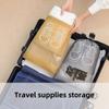 5 шт. Органайзер для хранения обуви, сумки, нетканые, дорожные, портативные, водонепроницаемые, карманные, для одежды, прозрачные, подвесные сумки