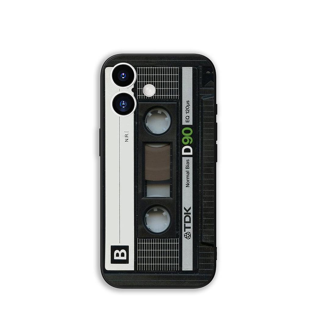 Чехол Cover для Apple iPhone 16 11 13 14 15 Pro Max 7 6 8 Plus SE2 SE3 + 16E SE 2022 Чехол Винтажная Кассета Музыкальная Лента Ретро
