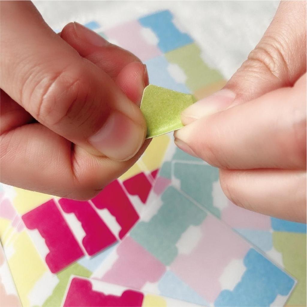 10 Sheet Index Label Paster Bookmark Stickers Easy Read Book Tabs Gold Stamping Tabs for Office School Notbook Journal Study Reading