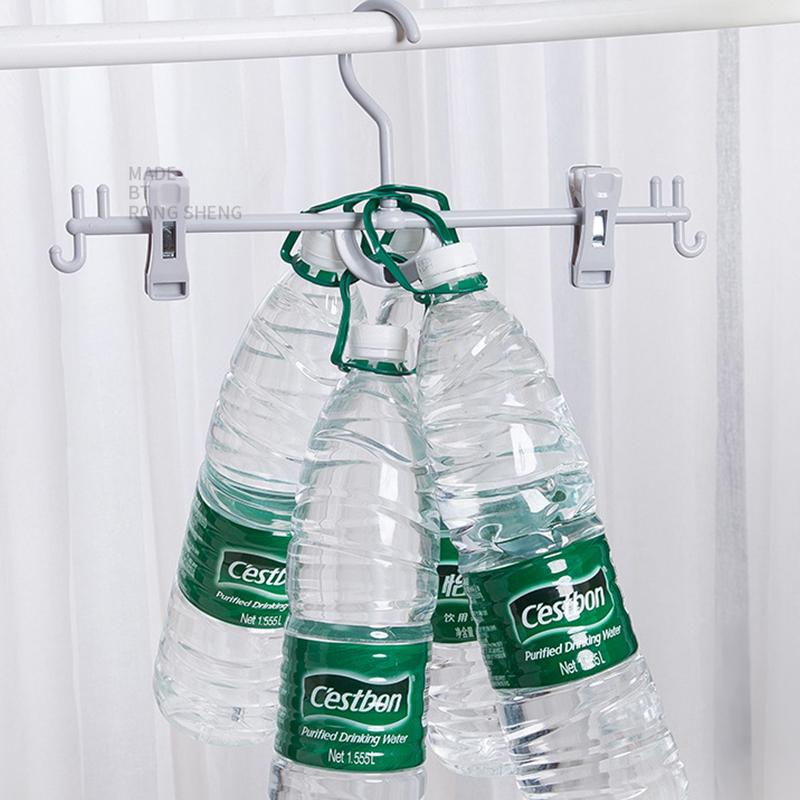 Домашняя жизнь Брюки Юбка Брюки Домашнее хранение одежды Модная сушилка с зажимами Tudung Противоскользящая полезная вешалка для хранения одежды Уникальная