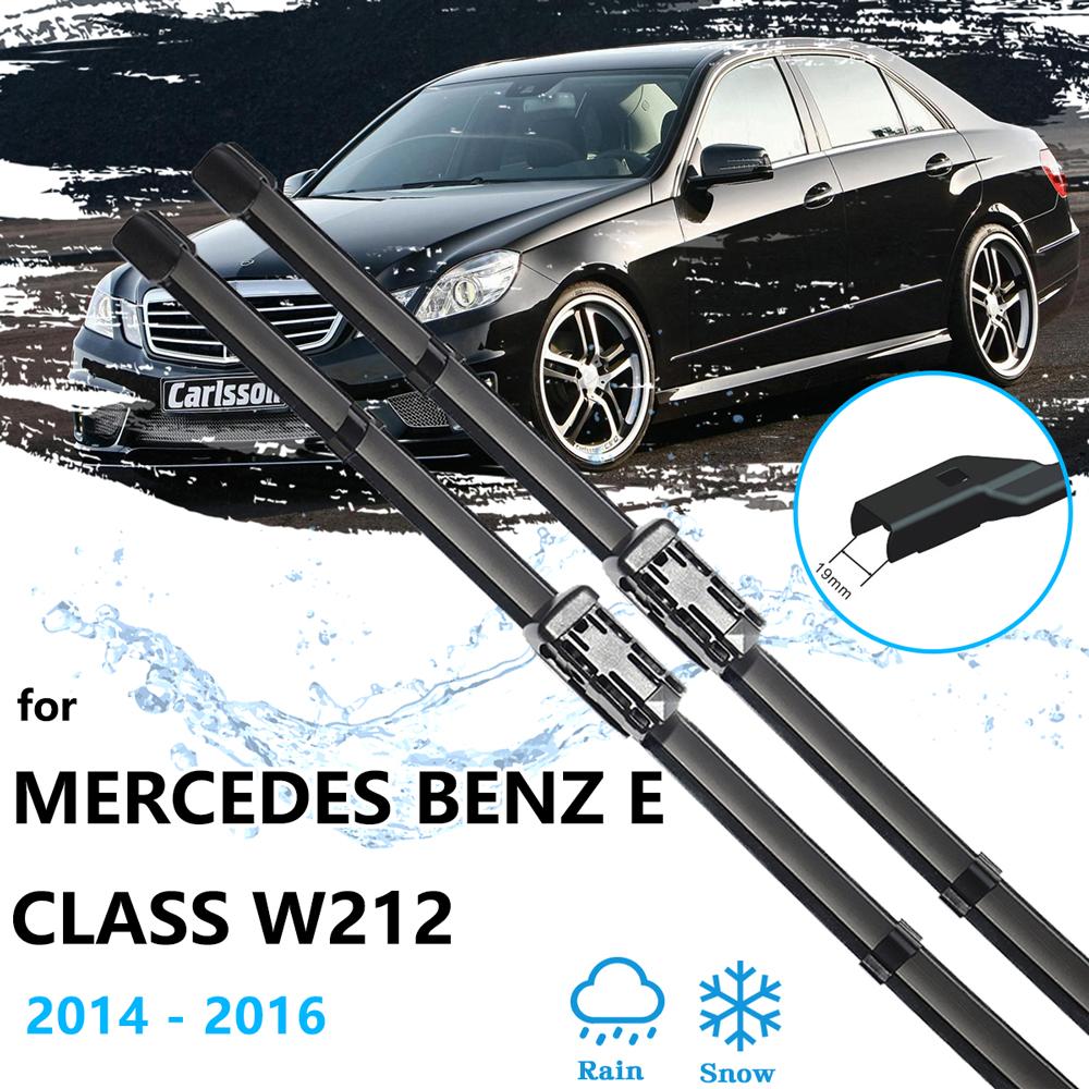 2x для Mercedes Benz E Class W212 2014 2015 2016 лобовое стекло автомобиля щетки стеклоочистителя аксессуары резиновое переднее окно 24"