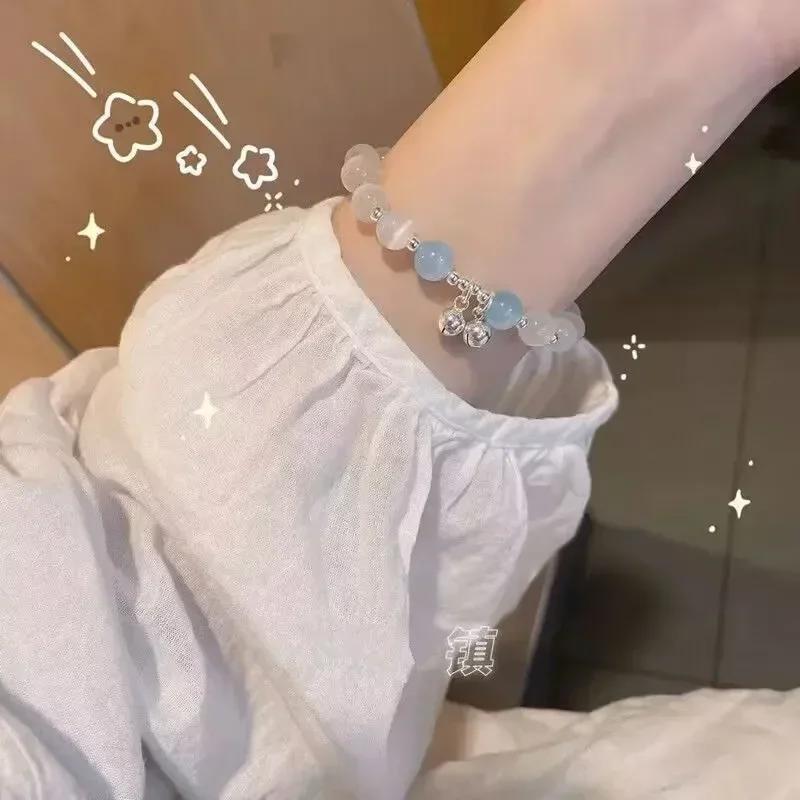 Новый нишевый модный браслет с кристаллами лунного света, легкий роскошный темпераментный универсальный женский ювелирный браслет